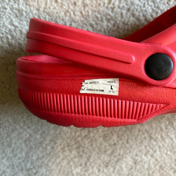 FOCO Ohio State Buckeyes slip on slides clogs Men's Size L 11-12 - Picture 7 of 9